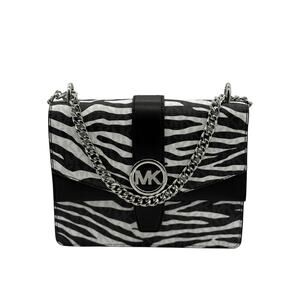 RETAIL $498 Michael Kors Greenwich Small Zebra Print Crossbody Bag*BNWT